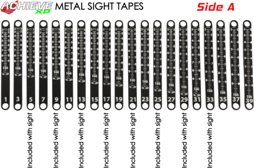 axcel achieve xp metal sight tape 1201236