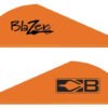 bohning blazer vanes 2 solid neon orange 100pk