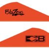 bohning blazer vanes 2 solid neon red 36pk