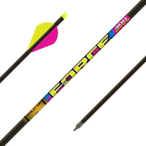 gold tip force foc raptor vanes arrows