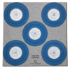 oncore targets 5 spot indoor self healing archery target